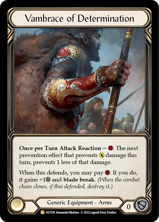 Vambrace of Determination (OUT174) (OUT)