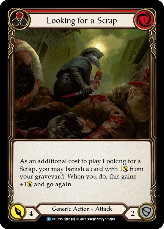 Looking for a Scrap (Red) (OUT195) (OUT)