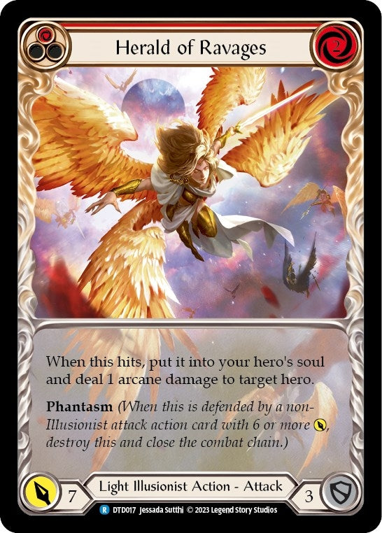 Herald of Ravages (Red) (DTD017) (DTD)