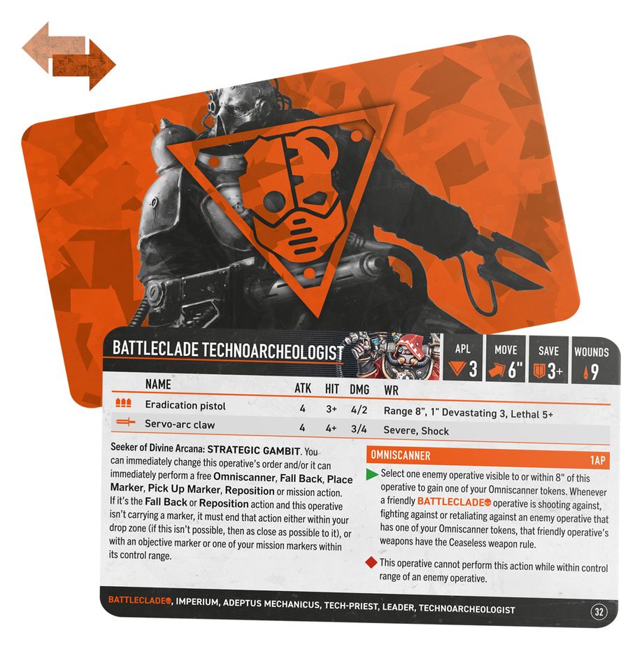 Kill Team: Battleclade - Datacards