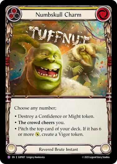 Numbskull Charm (SUP007) (SUP)