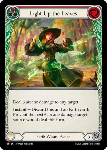 Light Up the Leaves (Red) (SUP264) (SUP)