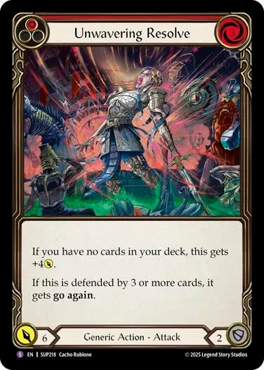 Unwavering Resolve (SUP218) (SUP)