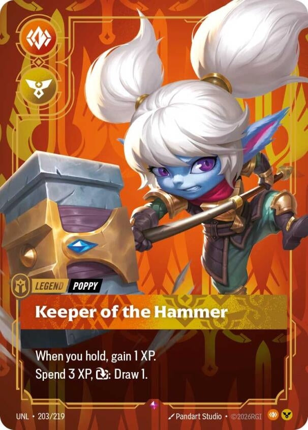 Poppy - Keeper of the Hammer (203/219) (UNL)