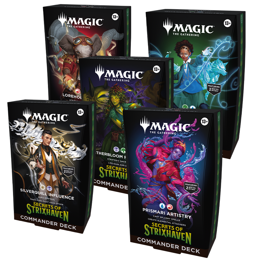 Magic: The Gathering - Secrets of Strixhaven Commander Decks - Set of 5 PREORDER