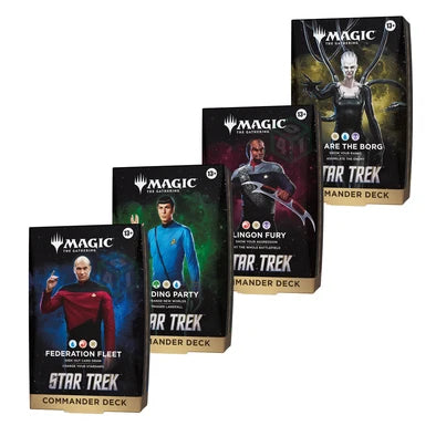 MTG - Universes Beyond: Star Trek - Commander Deck - Set of 4 (PREORDER)