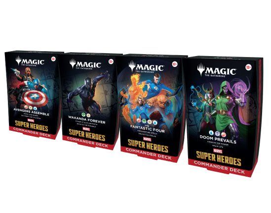 Magic the Gathering: Marvel Superheroes Commander Decks - Set of 4 - PREORDER