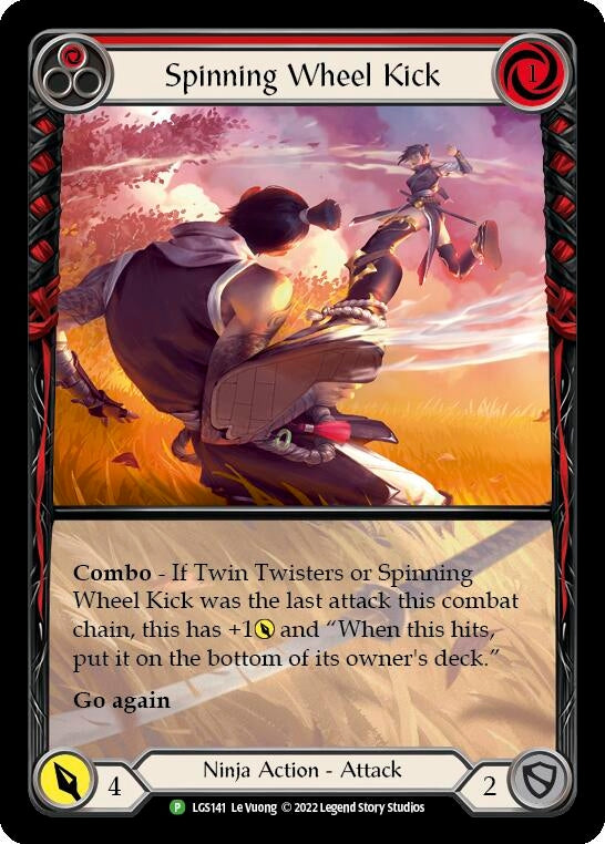 Spinning Wheel Kick (Red) - LGS141 (LGS141) (PR)