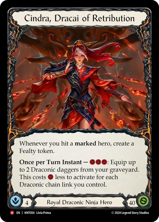 Cindra, Dracai of Retribution (HNT054)