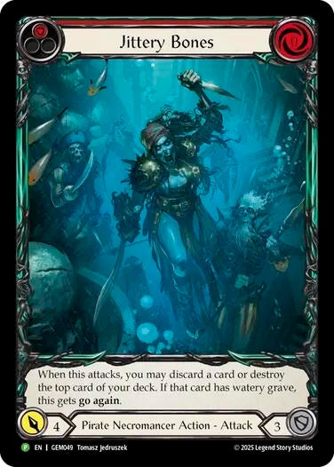 Jittery Bones (Red) (GEM049) (GEM)