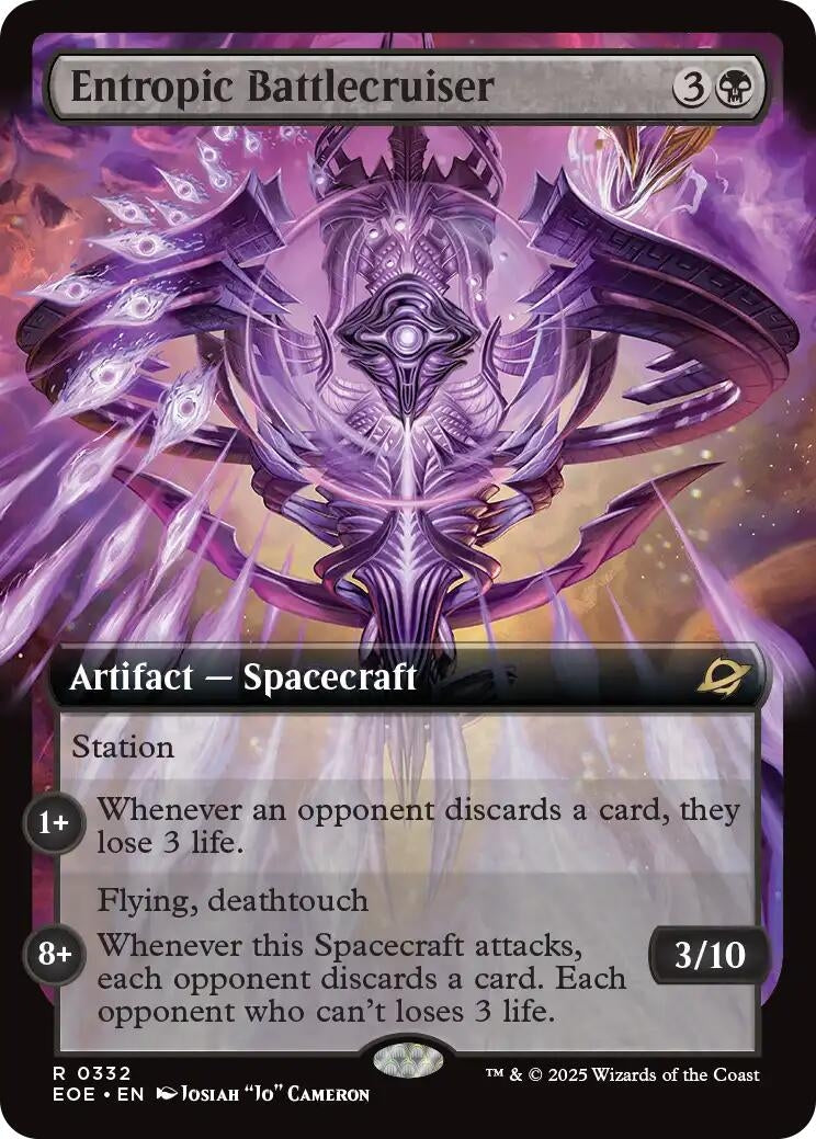 Entropic Battlecruiser (Extended Art) (332) (EOE)