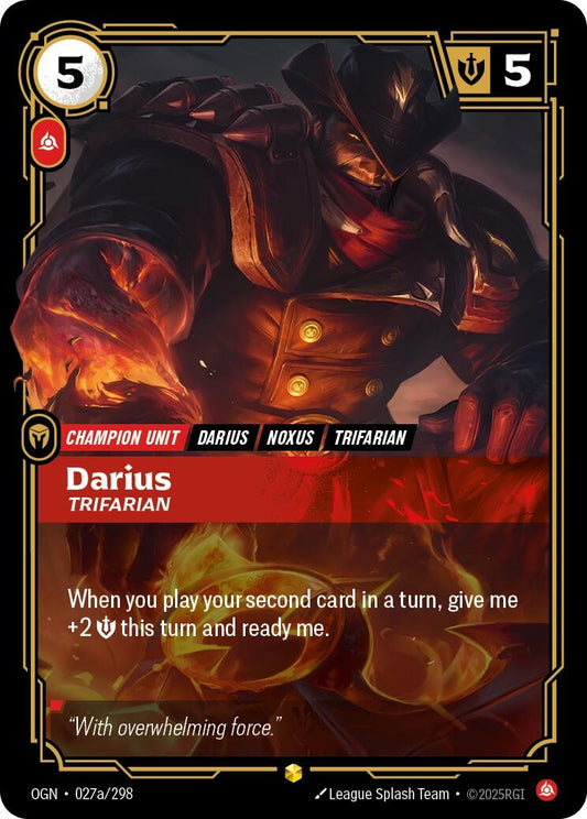 Darius - Trifarian (Alternate Art) (027a/298) (OGN)