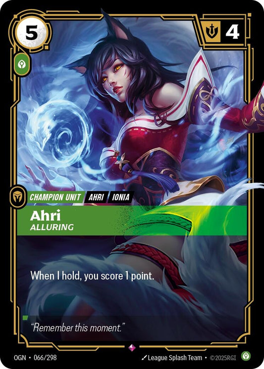 Ahri - Alluring (066/298) (OGN)