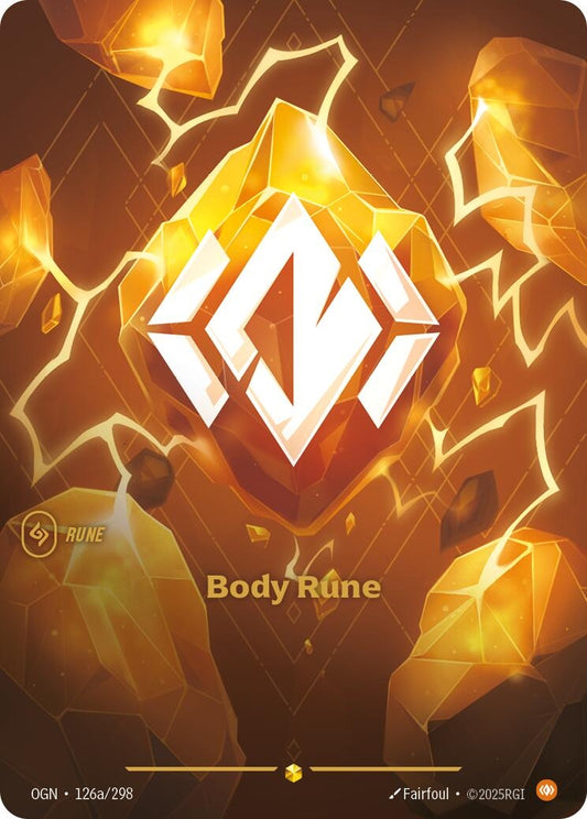 Body Rune (Alternate Art) (126a/298) (OGN)