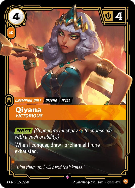Qiyana - Victorious (155/298) (OGN)