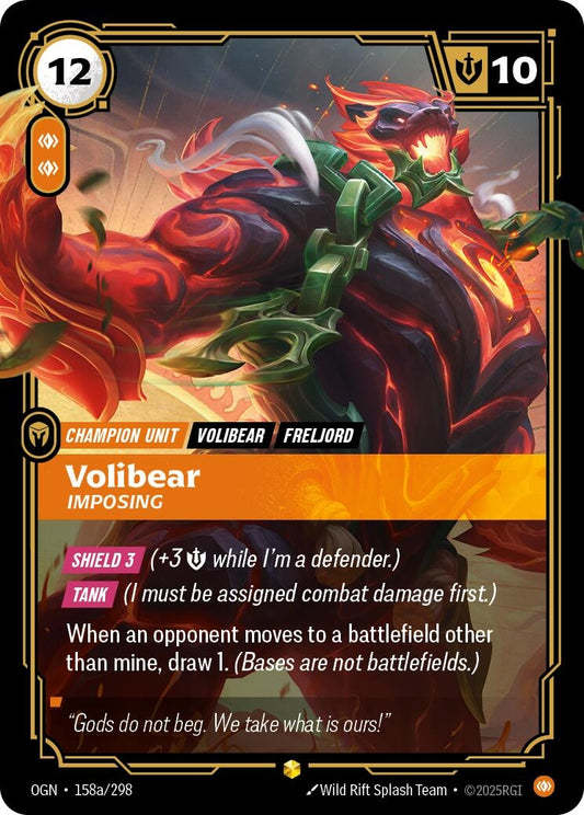 Volibear - Imposing (Alternate Art) (158a/298) (OGN)