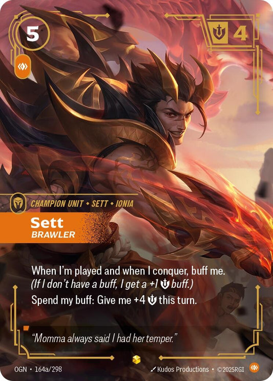 Sett - Brawler (Alternate Art) (164a/298) (OGN)