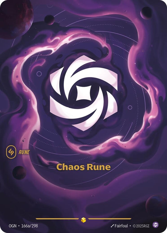 Chaos Rune (Alternate Art) (166a/298) (OGN)