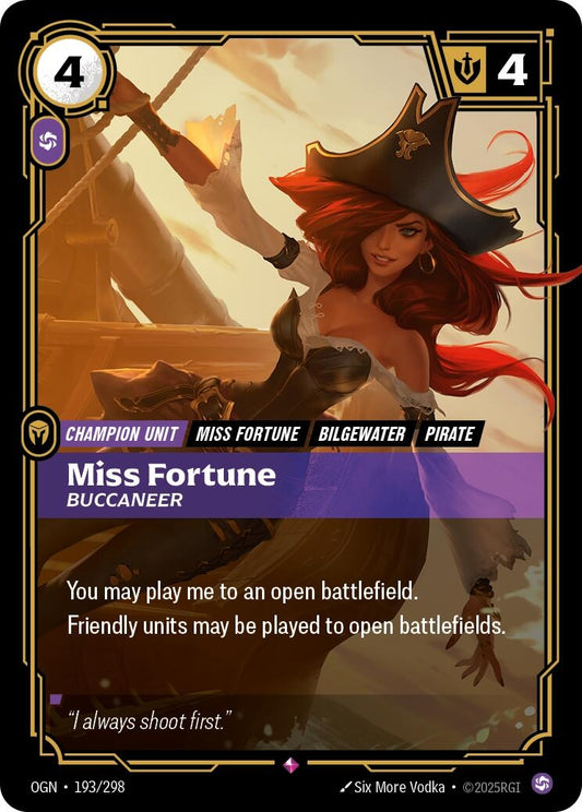 Miss Fortune - Buccaneer (193/298) (OGN)