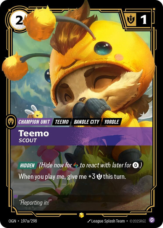 Teemo - Scout (Alternate Art) (197a/298) (OGN)