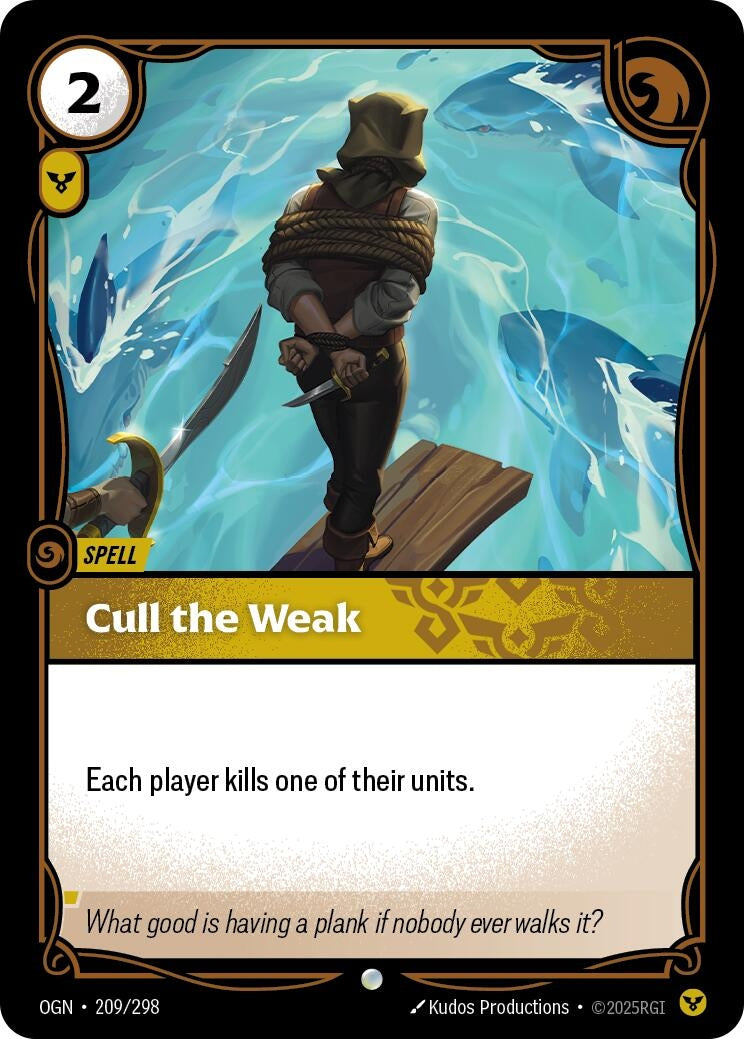 Cull the Weak (209/298) (OGN)