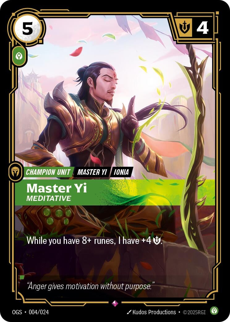 Master Yi - Meditative (004/024) (OGS:PG)