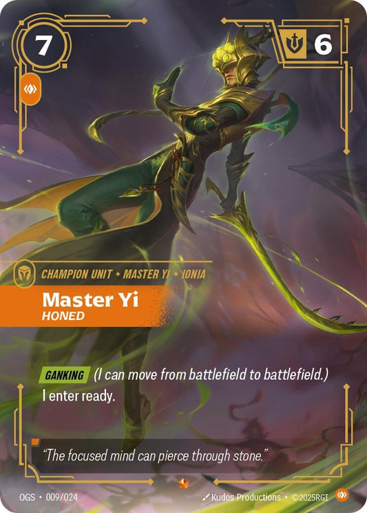 Master Yi - Honed (009/024) (OGS:PG)