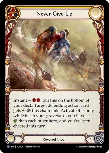 Never Give Up (SUP026) (SUP)