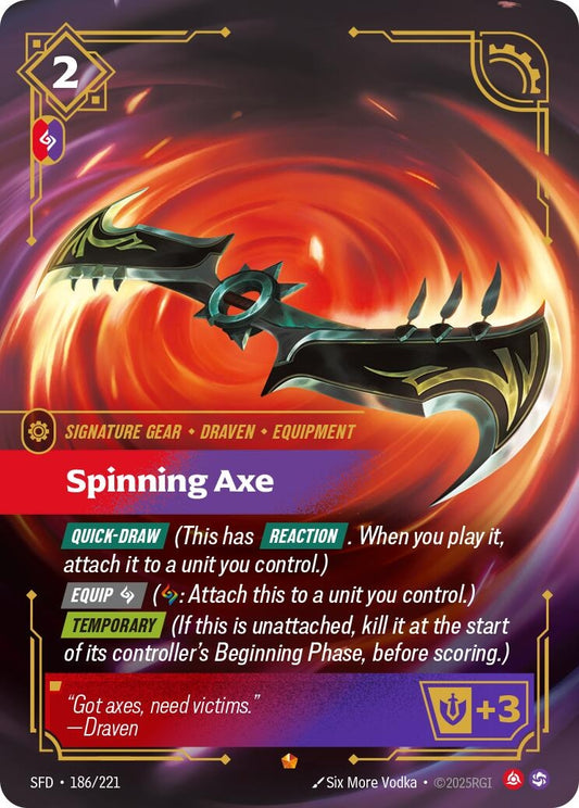 Spinning Axe (186/221) (SFD)