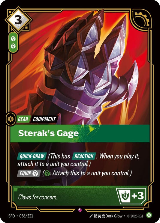 Sterak's Gage (056/221) (SFD)