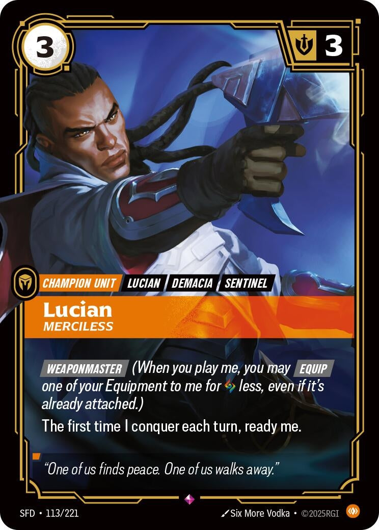 Lucian - Merciless (113/221) (SFD)