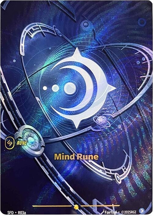 Mind Rune (Alternate Art) (R03a) (SFD)