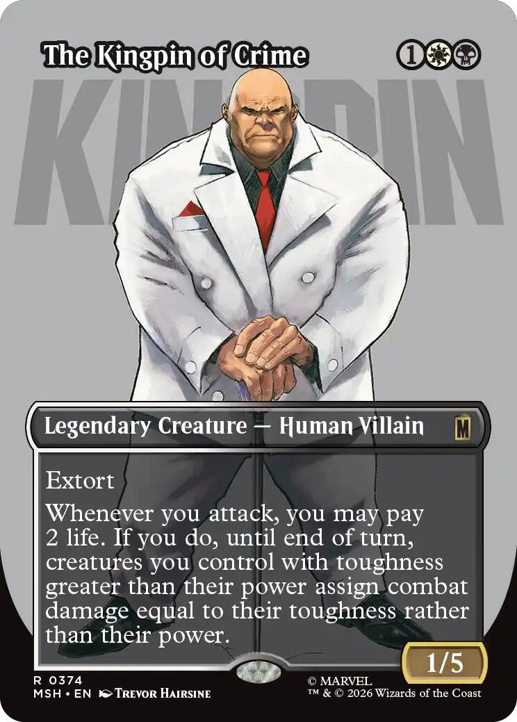 The Kingpin of Crime (Borderless) (0374) (374) (MSH)