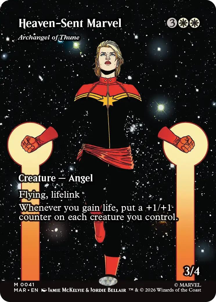 Heaven-Sent Marvel - Archangel of Thune (Borderless) (41) (MAR)