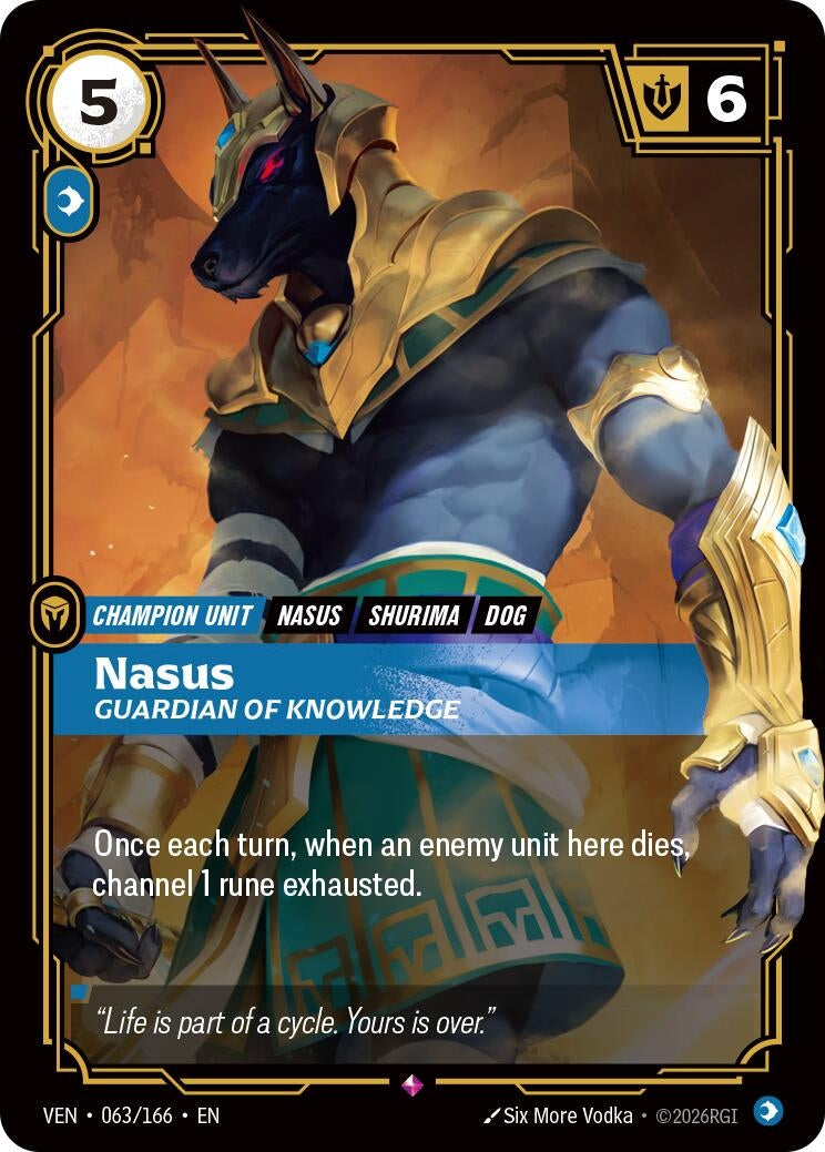 Nasus - Guardian of Knowledge (063/166) (VEN)