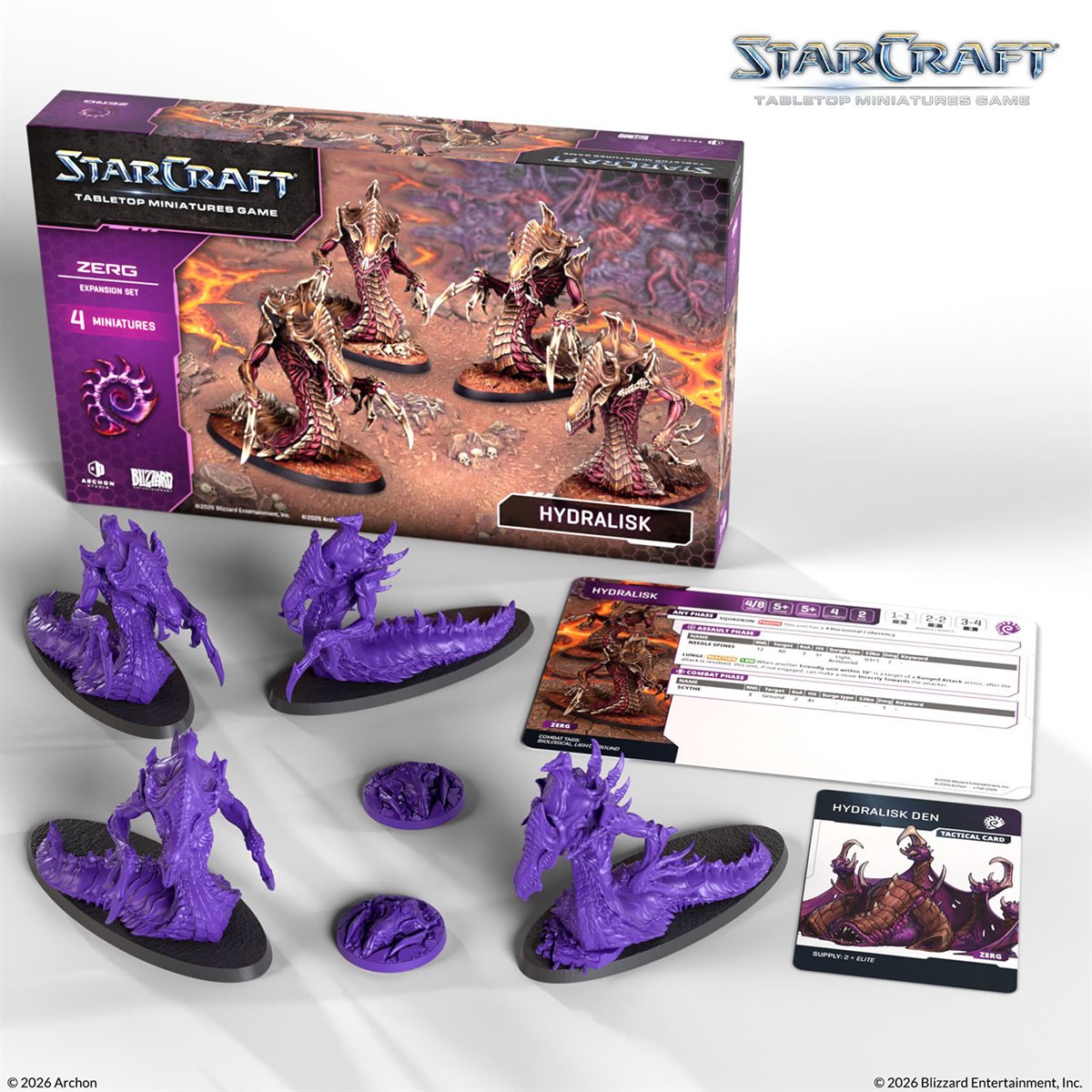 Starcraft: The Miniatures Game: Wave 1: Zerg: Hydralisk Expansion Set PREORDER May 2026