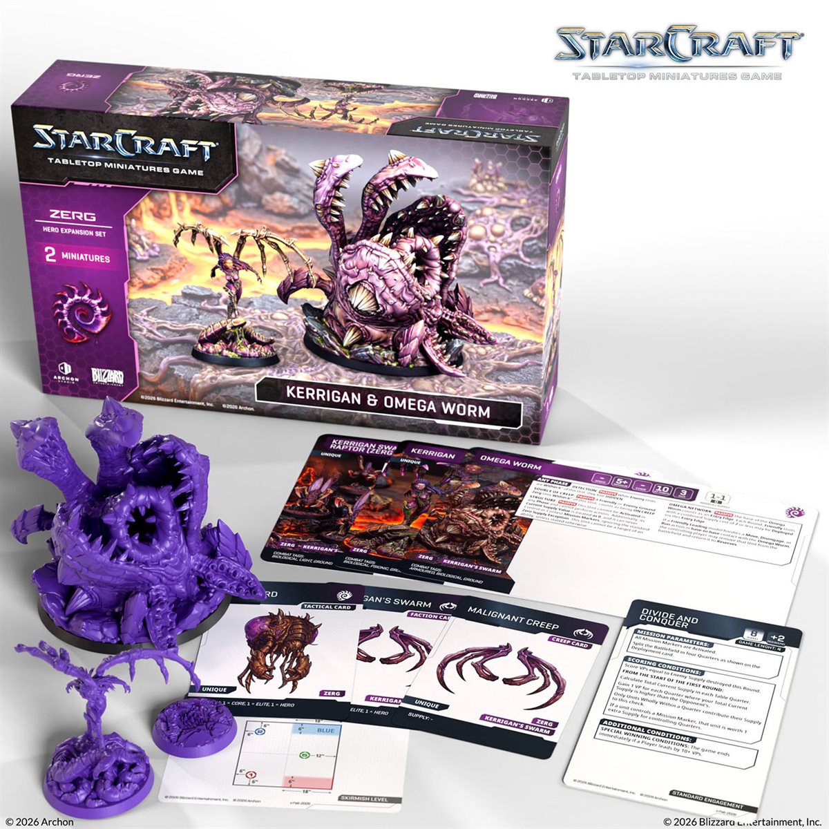 Starcraft: The Miniatures Game: Wave 1: Zerg: Primal Kerrigan Hero Expansion Set PREORDER May 2026