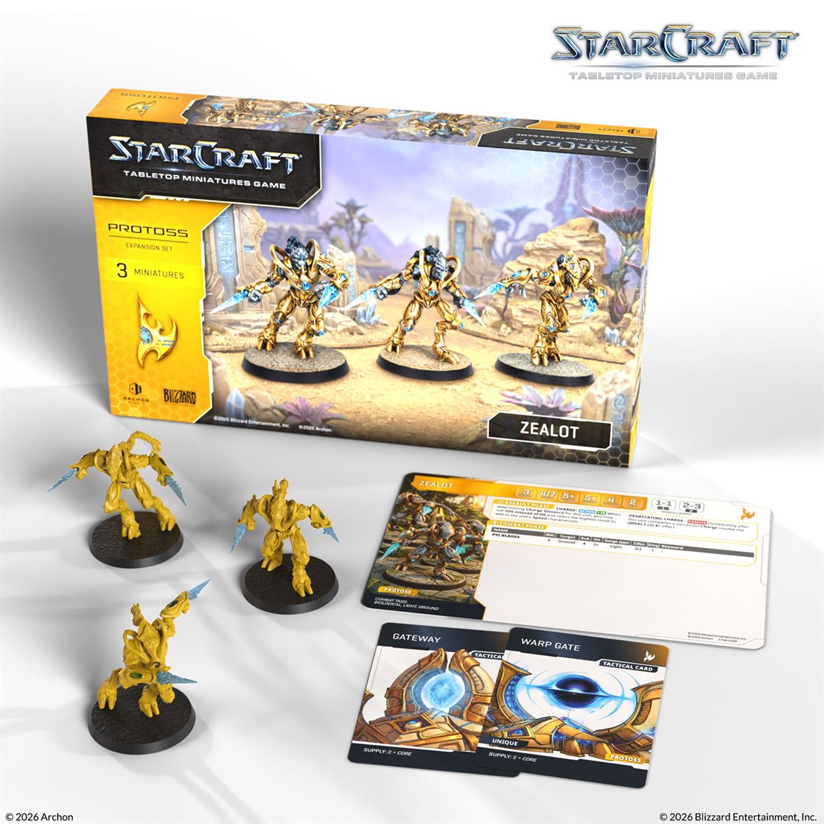 Starcraft: The Miniatures Game: Wave 1: Protoss: Zealot Expansion Set PREORDER May 2026