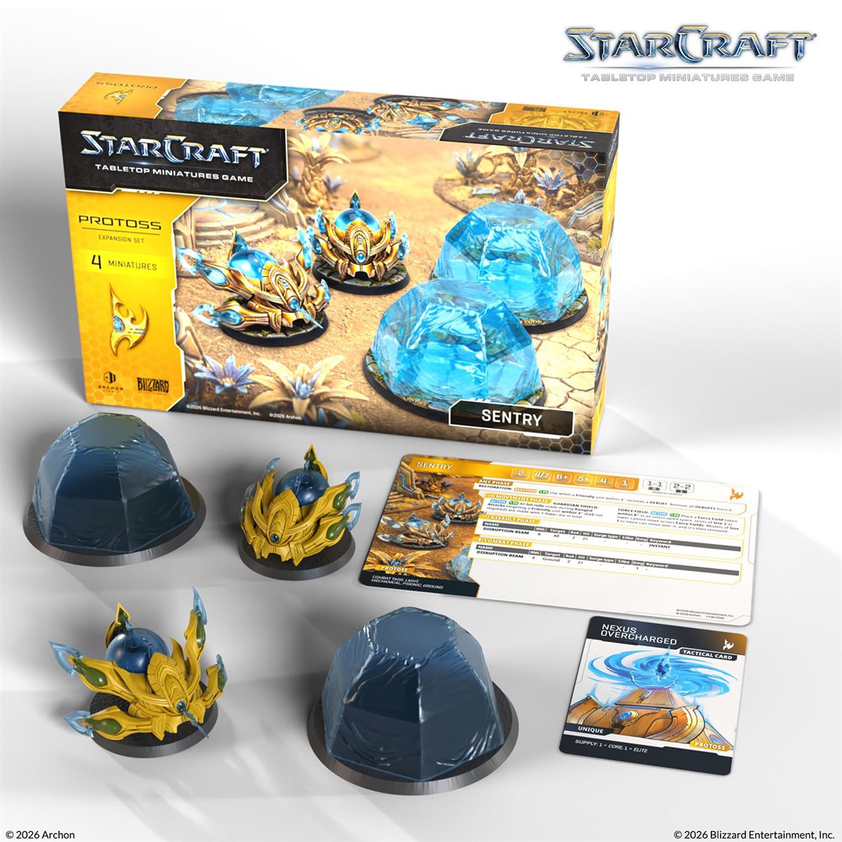 Starcraft: The Miniatures Game: Wave 1: Protoss: Sentry Expansion Set PREORDER May 2026