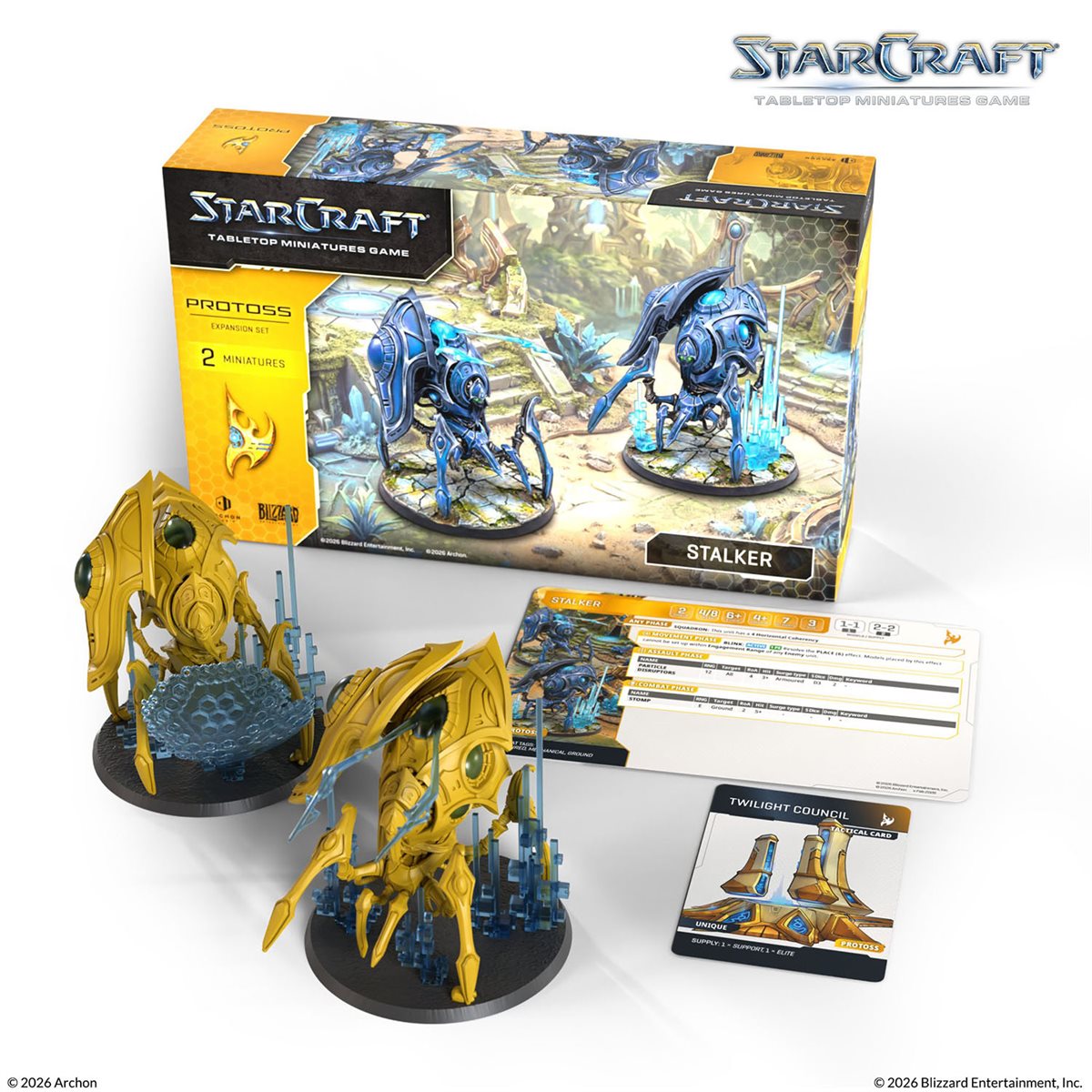 Starcraft: The Miniatures Game: Wave 1: Protoss: Stalker Expansion Set PREORDER May 2026