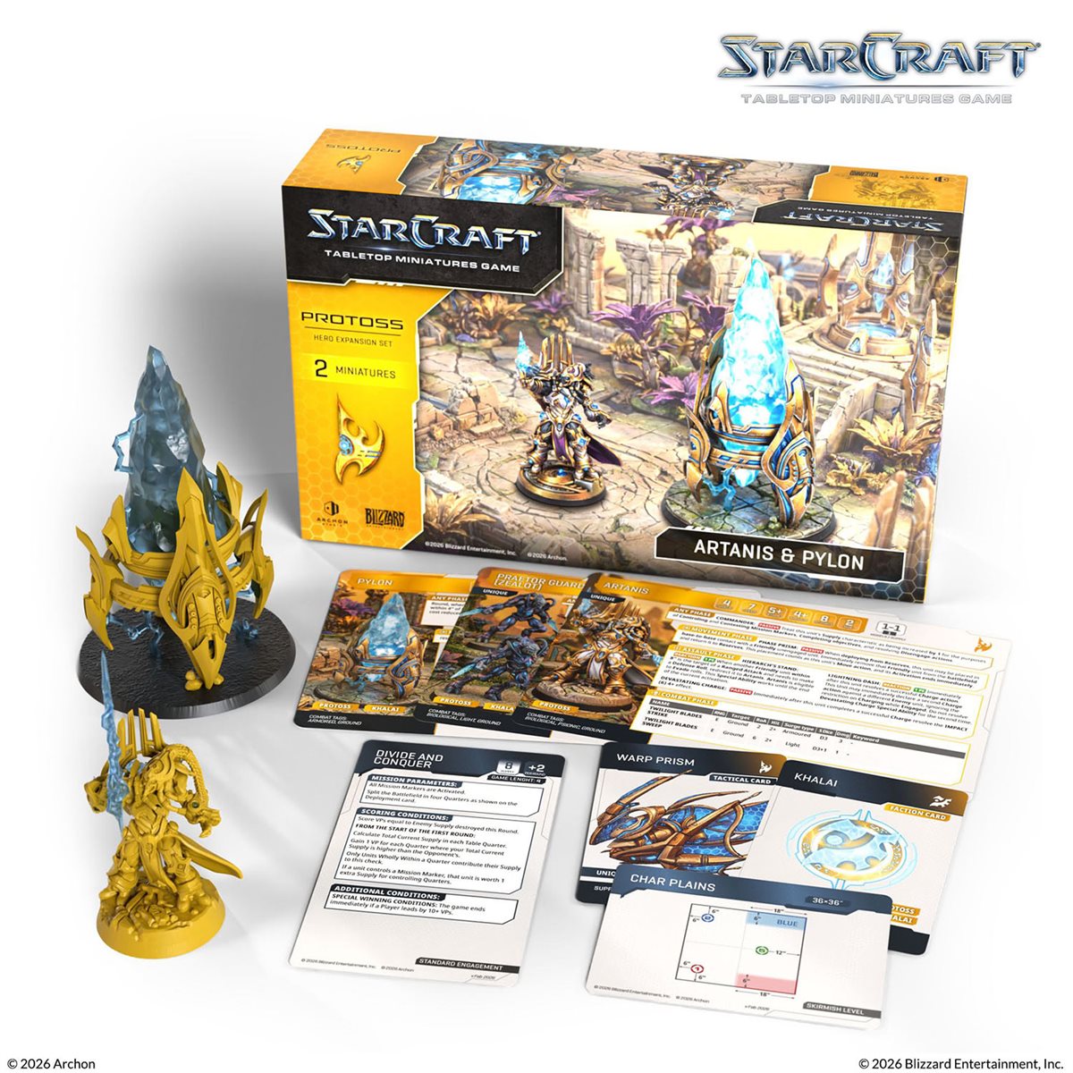 Starcraft: The Miniatures Game: Wave 1: Protoss: Hierarch Artanis Hero Expansion Set PREORDER May 2026