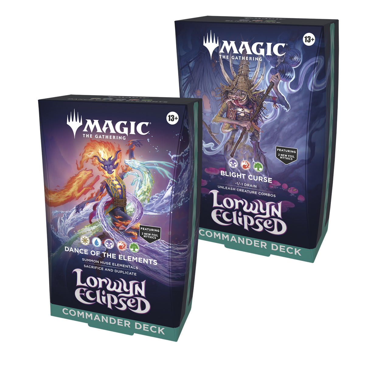 Magic: The Gathering - Lorwyn Eclipsed Commander Decks - Set of 2