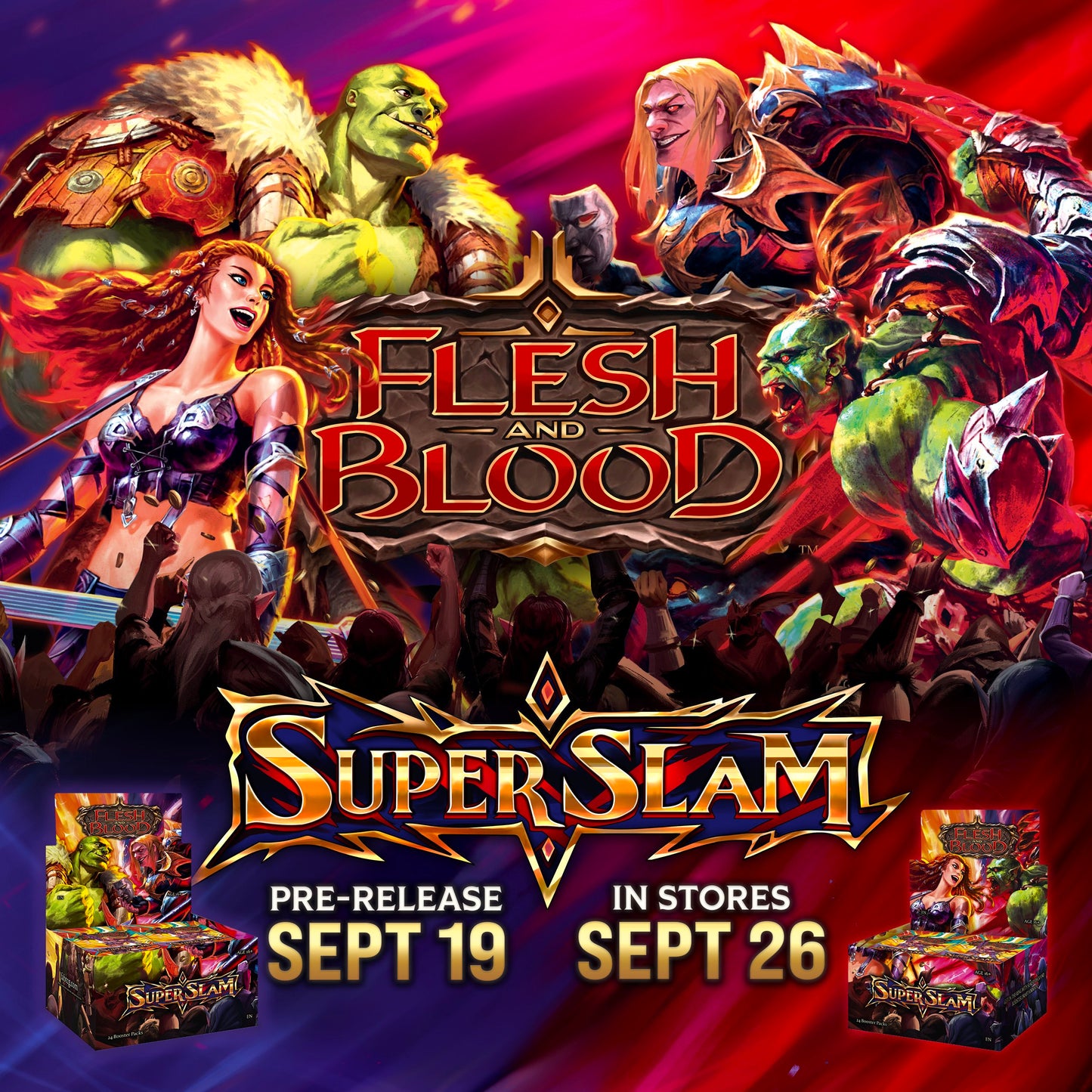 Flesh and Blood: Super Slam Pre-release Sept 19 image 0