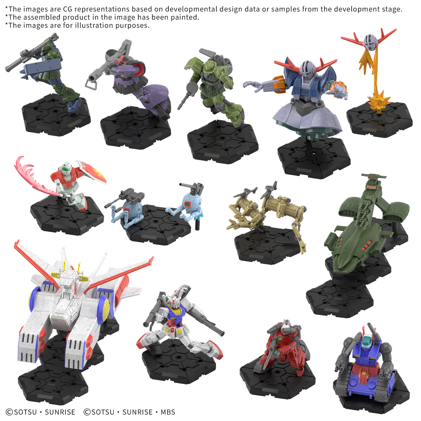 Gundam Assemble DX01 Deluxe Set 01 PREORDER