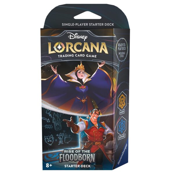 Disney Lorcana: Rise of the Floodborn: Starter Deck Amber and Sapphire
